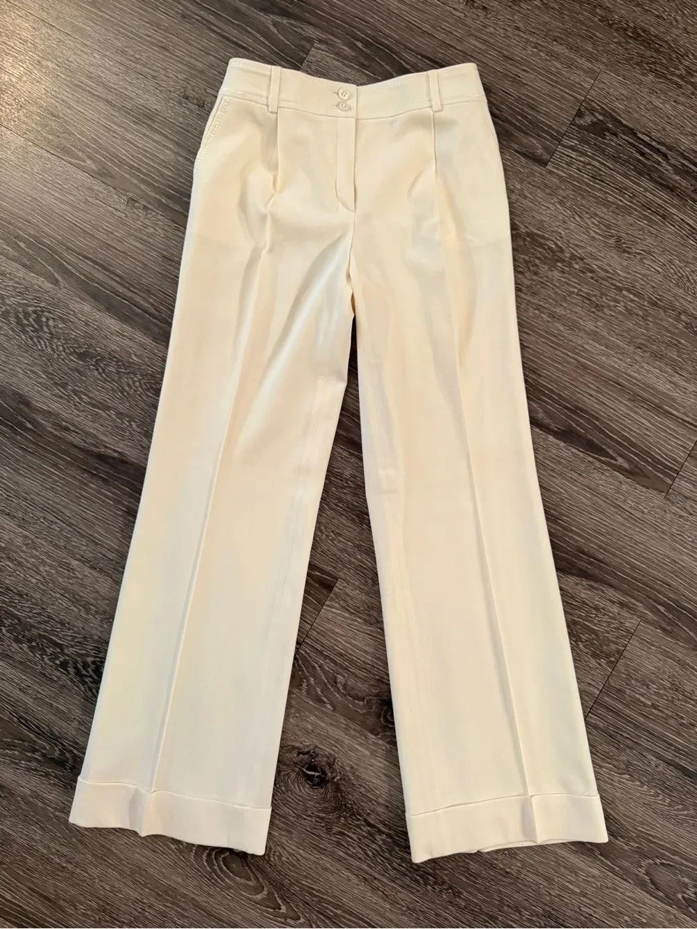 Escada Ivory Trousers